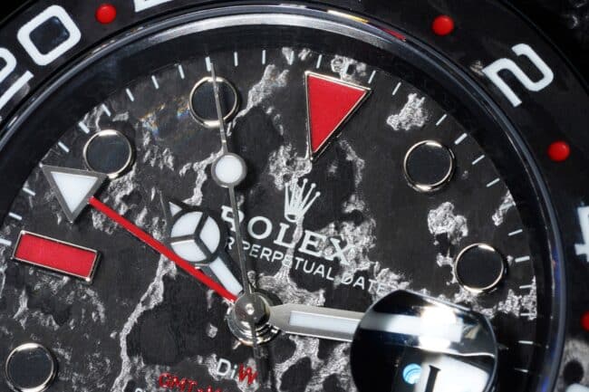 top-tiersuper cloneVS new RolexGMT-Master carbon fiber case men's watch detail shots