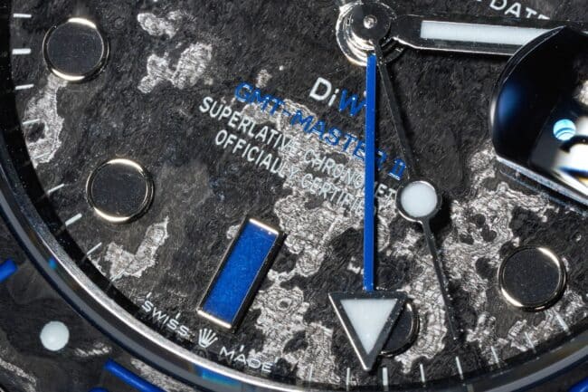top-tier replicaVS Factory new product RolexGMT-Master pattern carbon flower men's watch detail shots