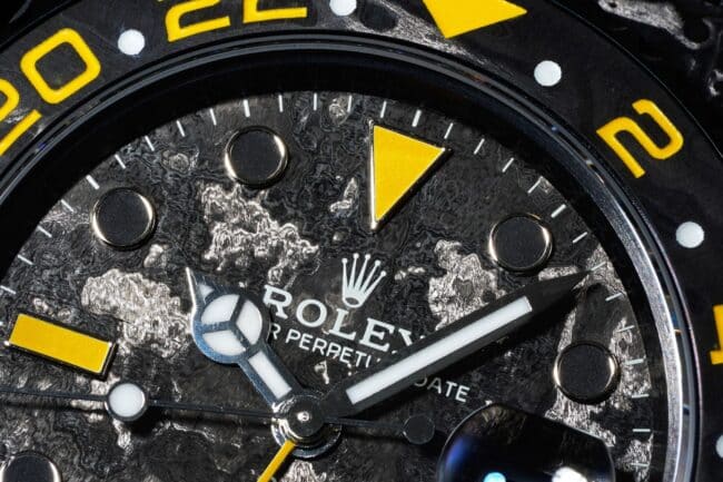 top-tiersuper cloneVS Factory new RolexGMT-Master carbon fiber case men's watch detail shots