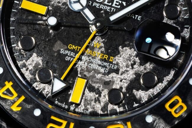 top-tiersuper cloneVS Factory new RolexGMT-Master carbon fiber case men's watch detail shots