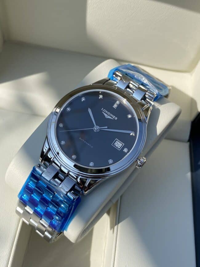 top-tier century-old classic Longines military flag series originated from 1957 front view