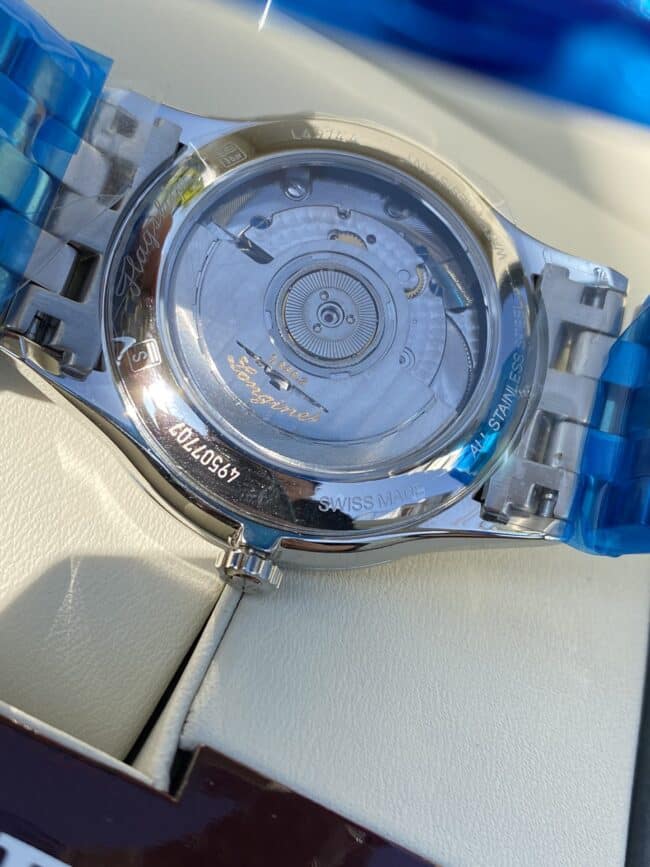 Longines Master Collection Swiss Engraved Movement Century Classic White Steel Couple Watch Movement Diagram