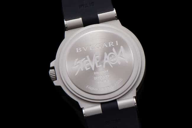 Bvlgari 2022 Aluminum Series Black Steel Men’s Watch Back Cover