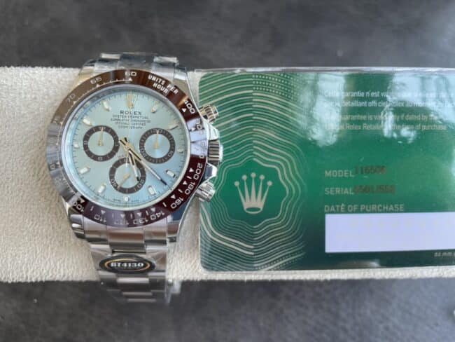 Big factory high-quality BTRolex new Ice Landi 4130 movement men's watch front view