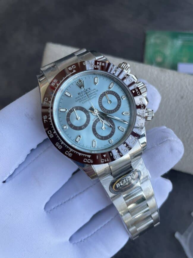 Big factory high-quality BTRolex new Ice Landi 4130 movement men's watch front view