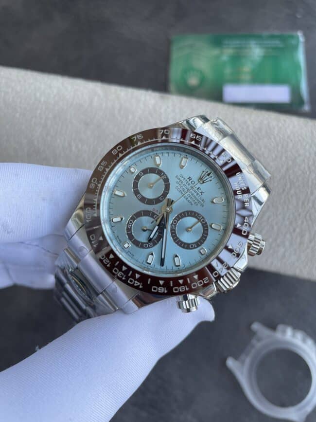 Big factory high-quality BTRolex new Ice Landi 4130 movement men's watch front view