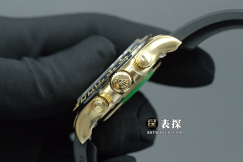 top-tier replicaC factory 18K gold Rolex new Shawn Yue yellow goldDaytona4130movement men's watch M116518ln-0048side live photo