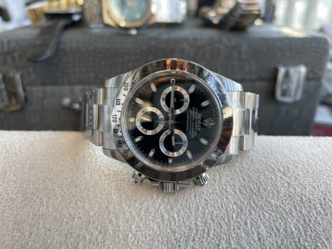 top-tier replicaRolexC factory new white steel Daytona4130movement men's watch front view