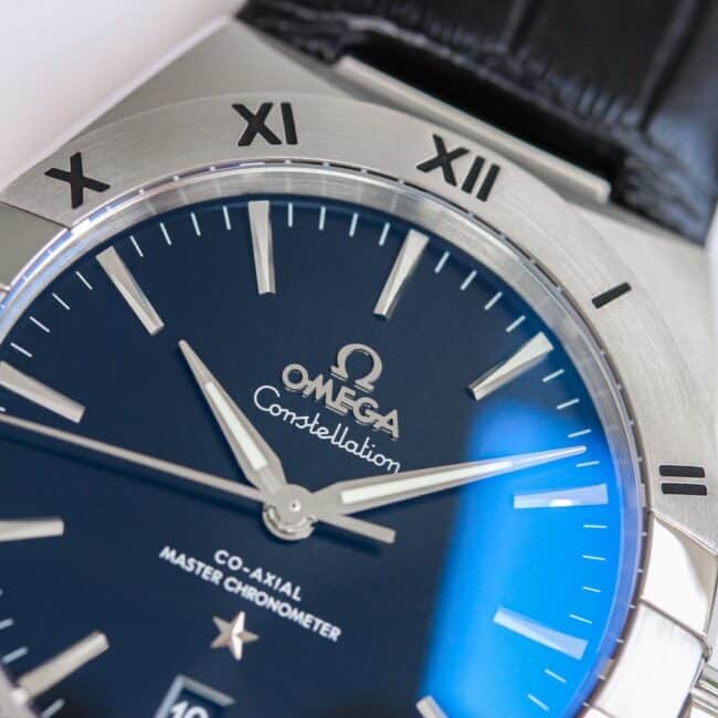 top-tier replicaOmegaOR Constellation series stainless steel 39mm watch detail shots