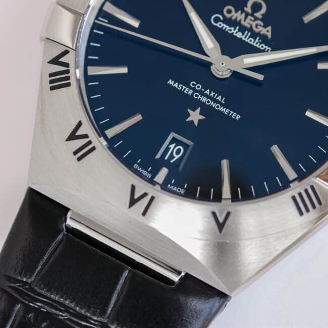 top-tier replicaOmegaOR Constellation series stainless steel 39mm watch detail shots