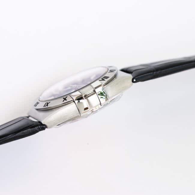 top-tier replicaOmegaOR Constellation series stainless steel 39mm watch side view