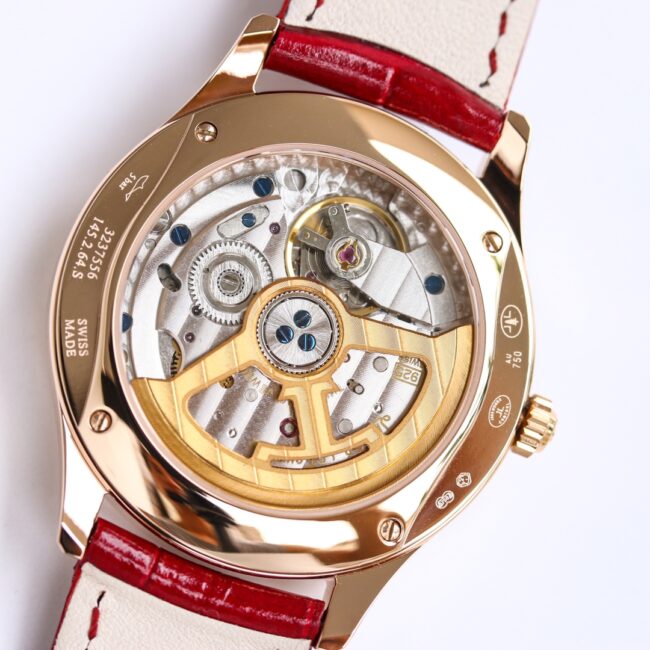 top-tier replicaGF FactoryJaeger-LeCoultre ultra-thin master series moon phase36mm stainless steelcase watch movement picture