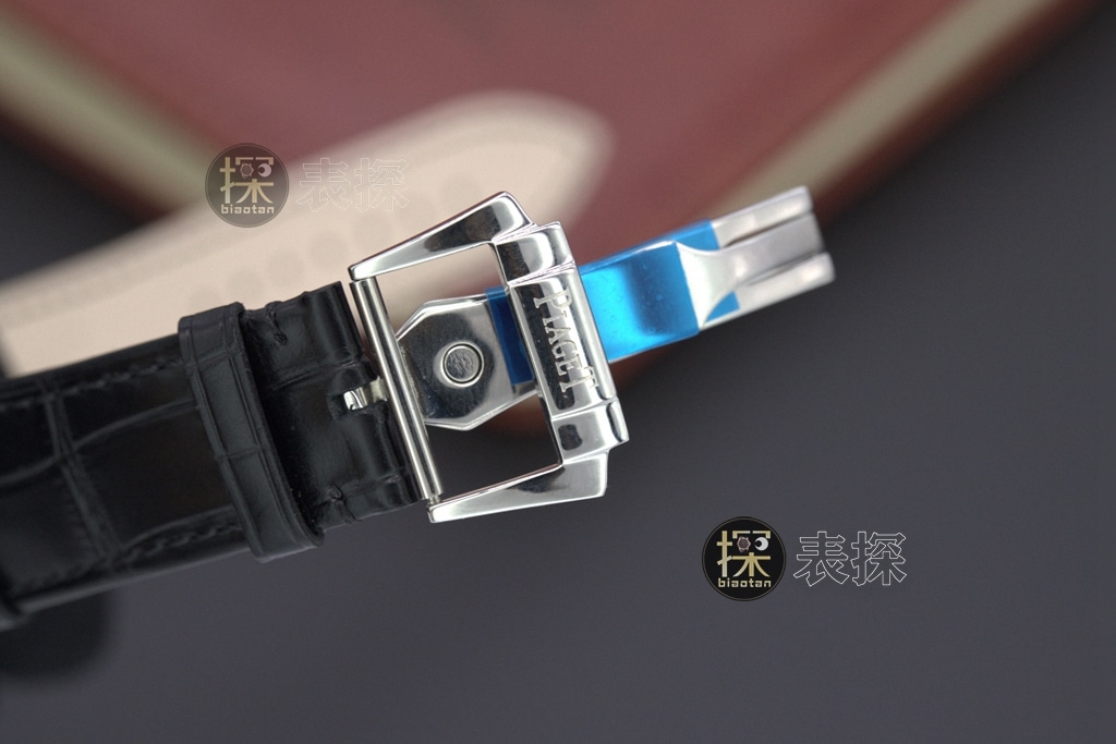 MKS Factory Piaget men's POLO watch Gypsophila diamond leather strap model clasp picture