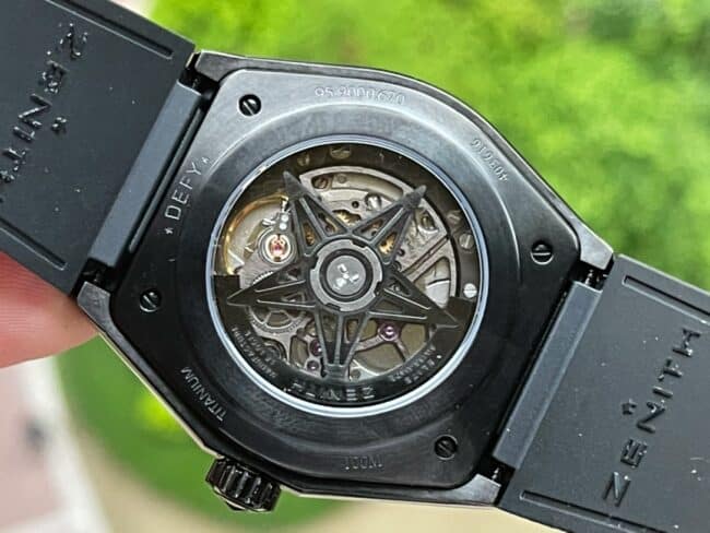 Big factory high-quality replicaLF Zenith black dialDEFY series new upgraded version men's watch movement picture