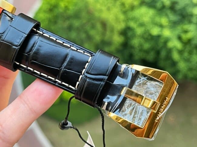 Dachang high-quality replicaVSpaneraiPAM1115 yellow gold black dial men's watch clasp picture