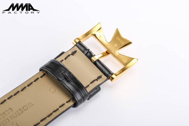 top-tier replicaMMA factory Vacheron Constantin18krose gold heritage series 85180 men's watch clasp picture