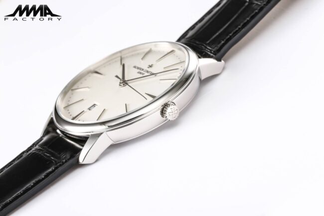 Side view of MMAMMA Vacheron Constantin Heritage Series 85180 men's watch