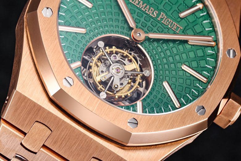Top R8 factory latest release new 2022 Audemars Piguet Royal Oak self-winding tourbillon watch details