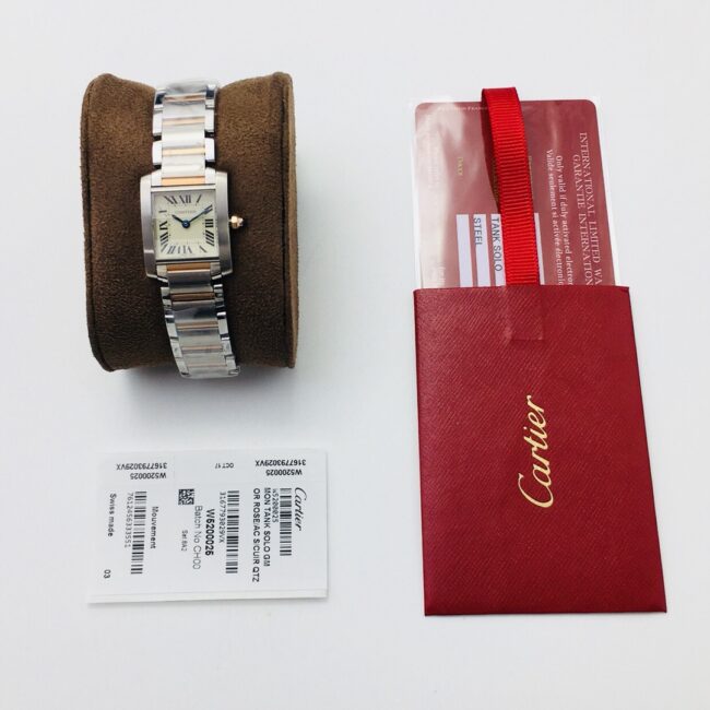 Factory high-quality replicaCartier French tank ladies quartz watch front view