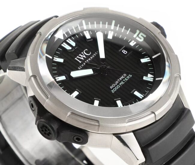 Top IWC Aquatimer 2000 automatic men's watch side view