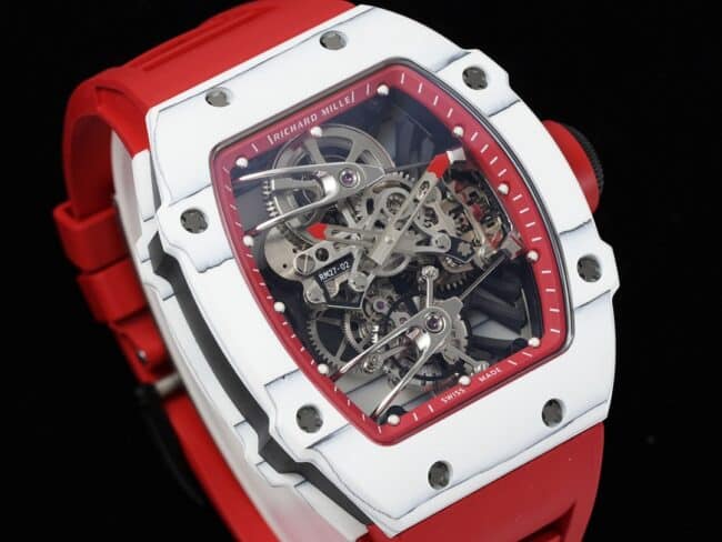 Top-quality Richard Mille sports tourbillon men's watch, front view