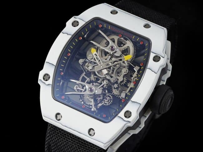 top-tier replicaRM 27-02 Richard Mille tennis player tourbillon men's watch front view