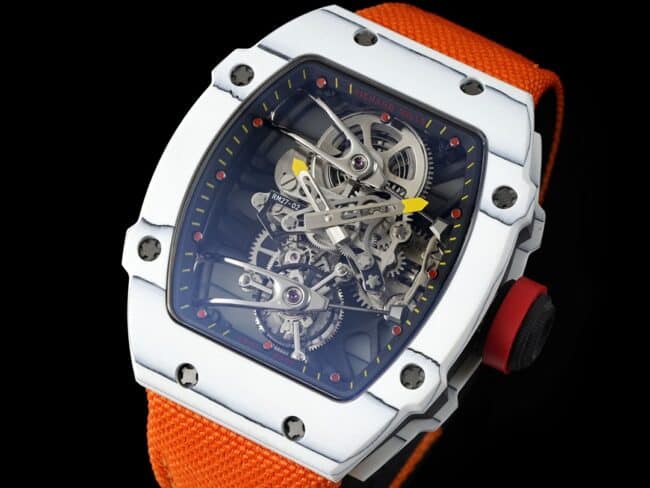 High-quality Richard Mille RM 27-02 men's sports tourbillon watch, front view