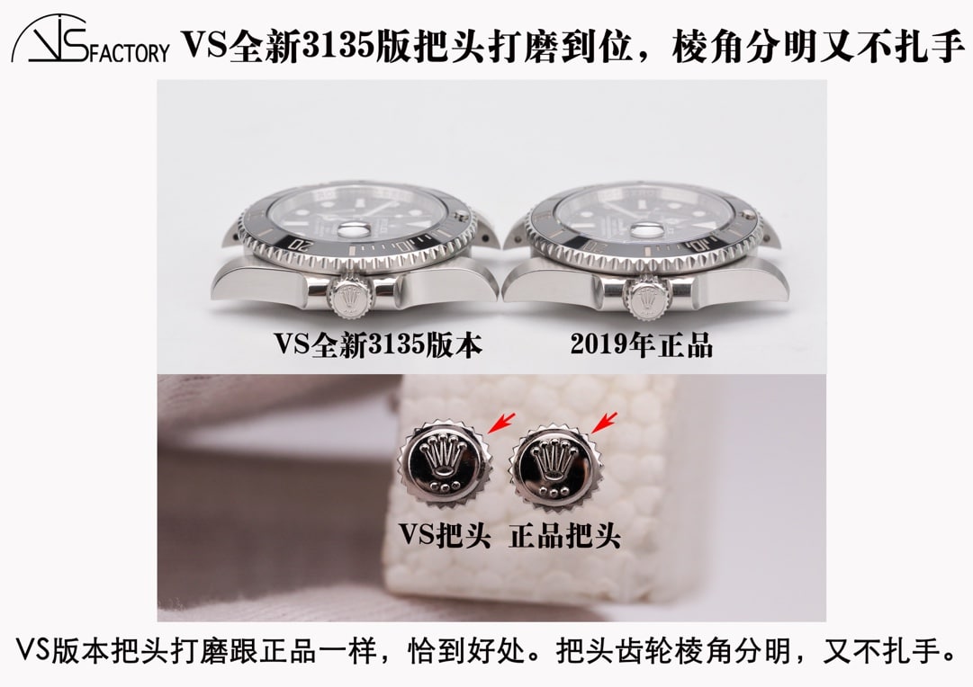 vs factory Rolextop-tier watch Black Submariner40mm3135movement real and fake comparison evaluation_difference from genuine_how is the quality