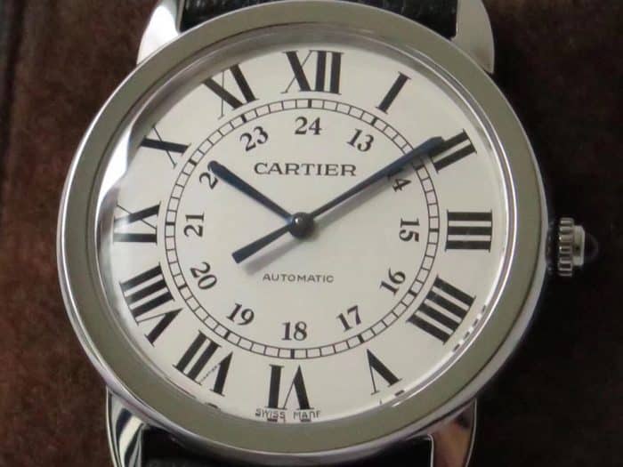 Cartier London Series 36mm watch review front view