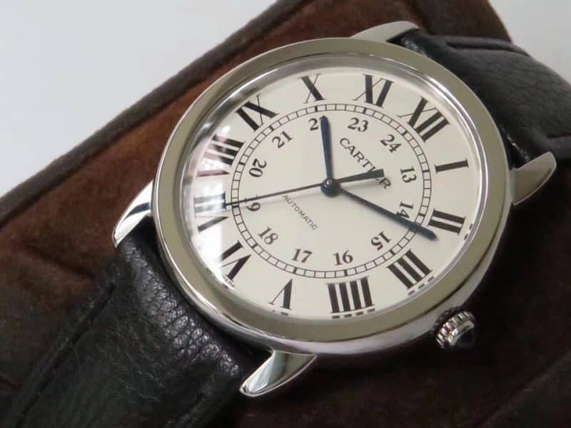 Cartier London Series 36mm watch review front view