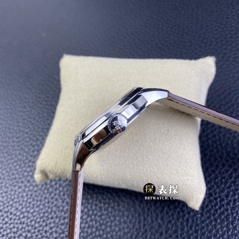 GR factory Patek Philippe super complex timepiece 5320G-011super watch men's rose gold plate leather strap model pictures and prices side live photo