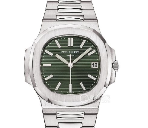 3K Factory Sports Elegant Patek Philippe collectible watches Luminous Green Disc Steel Strap Model 5711/1A-014