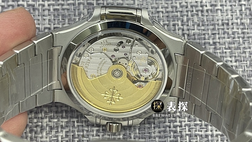 3K FactoryPatek Philippe sporty and elegant 7118super watch ladies white dial diamond steel bracelet model picture and price caseback live photo