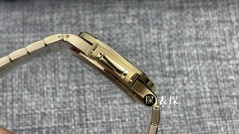 3K FactoryPatek Philippe sporty and elegant 71181:1top-tier watch women's honey gold silver plate steel bracelet model pictures and prices side live photo