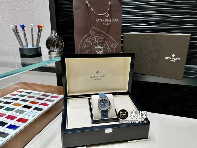 MMA factory Patek Philippe5067A grenade top-tier 1:1super watch ladies blue dial diamond rubber model pictures and prices overall live photos