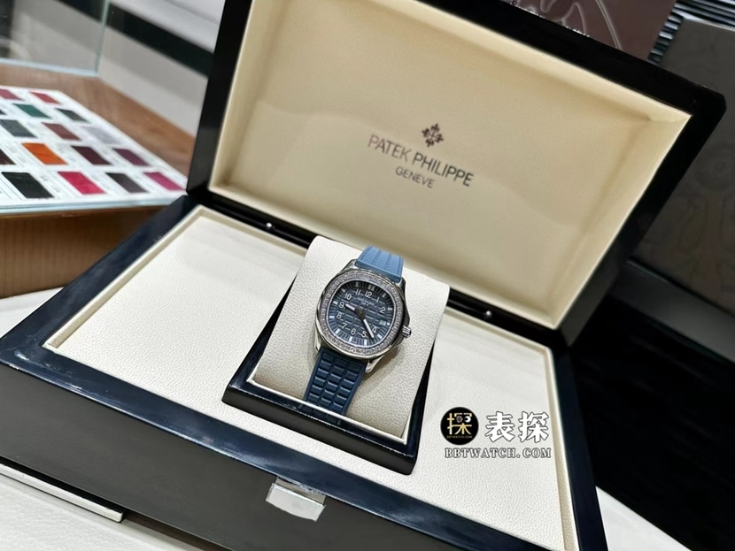 MMA factory Patek Philippe5067A grenade top-tier 1:1super watch ladies blue dial diamond rubber model pictures and prices overall live photos