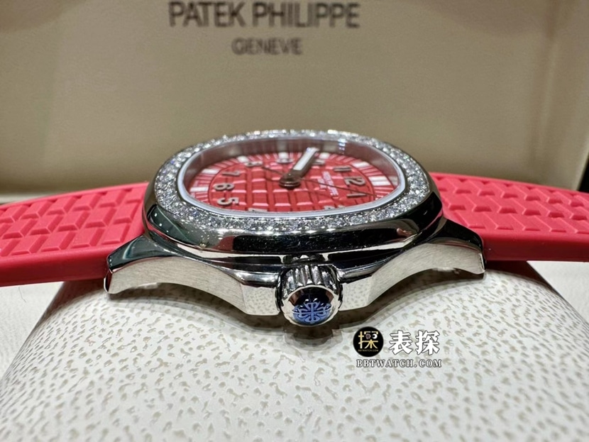 MMA factory Patek Philippe5067Atop-tier watch ladies red dial rubber model picture and price side live photo