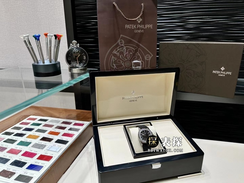 MMA factory Patek Philippe5067A1:1super watch ladies black dial rubber model pictures and prices overall live photos