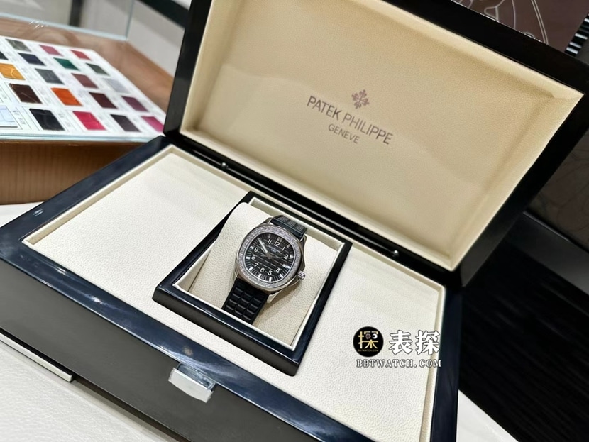MMA factory Patek Philippe5067A1:1super watch ladies black dial rubber model pictures and prices overall live photos