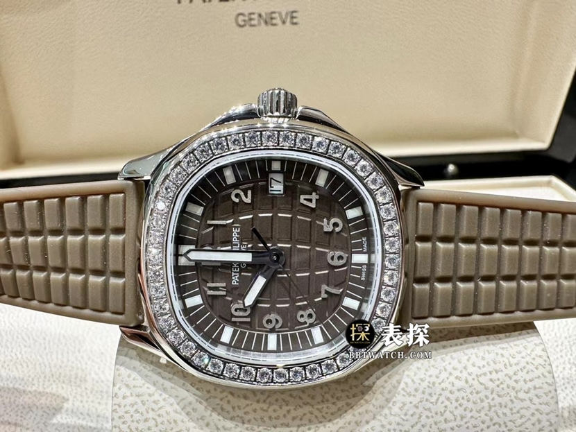MMA factory Patek Philippe5067A1:1super watch ladies chocolate disc rubber model picture and price front live photo