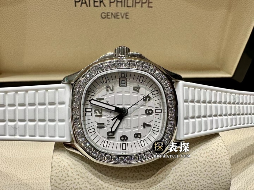 MMA factory Patek Philippe5067Asuper watch ladies white dial rubber model picture and price front live photo