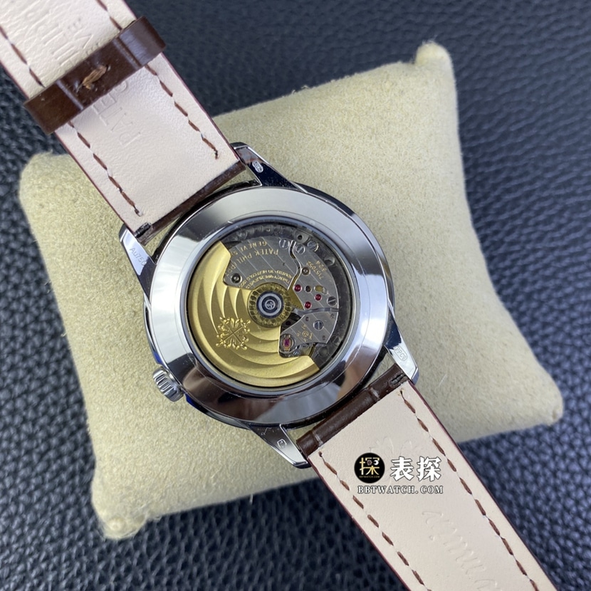 KR factory Patek Philippe super complication timepiece 5320G-001top-tier 1:1super watch men's breast white dialleather strap model picture and price caseback live photo