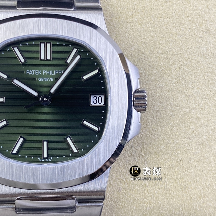MP factory Patek Philippe sporty and elegant 5711top-tier watch men's green dialsteel bracelet model pictures and prices front live photo