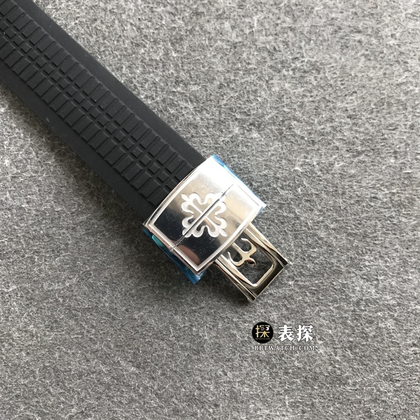 OM FactoryPatek Philippe5968A-001top-tier 1:1super watch men's black dial rubber model pictures and prices clasplive photos
