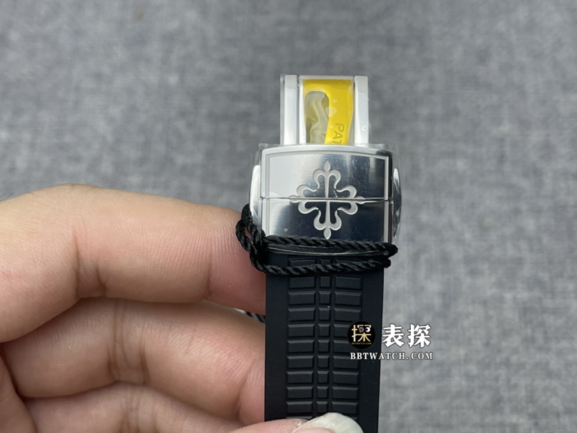 ZF FactoryPatek Philippe5164A-001top-tier 1:1super watch men's black dial dual time zone rubber model pictures and prices clasplive photos