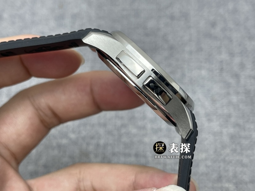 ZF FactoryPatek Philippe5164A-001top-tier 1:1super watch men's black dial dual time zone rubber model picture and price side live photo