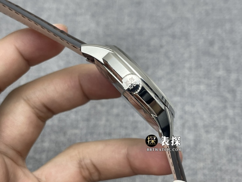 GR factory Patek Philippe super complication timepiece 5320G-0011:1super watch men's cream plate leather strap model pictures and prices side live photo