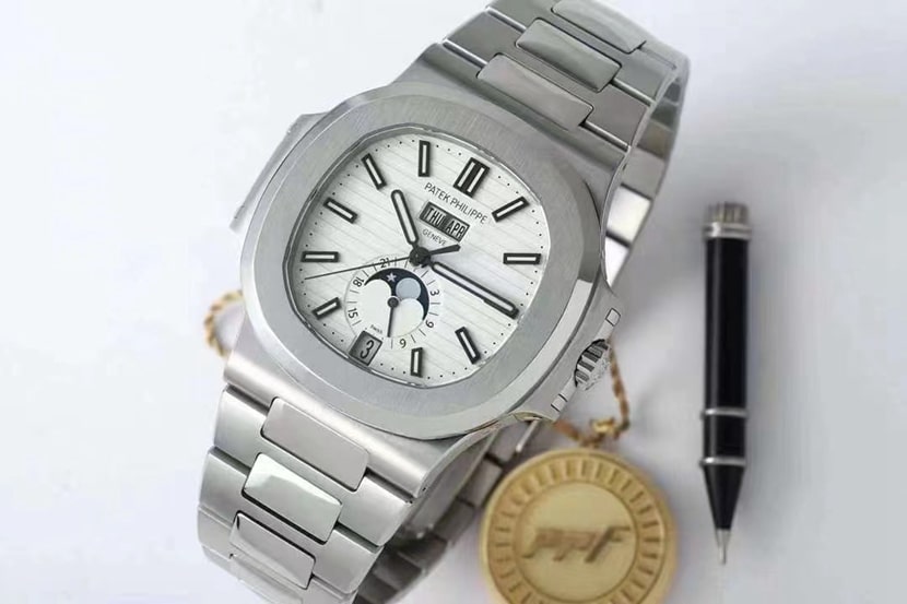 PPF FactoryPatek Philippetop-tier replicaNautilus5726moon phase annual calendar watch price and pictures