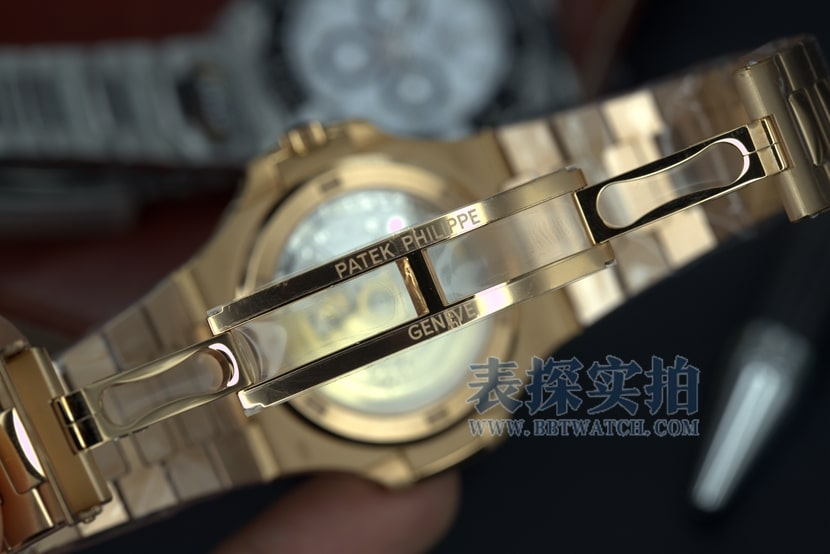 3K FactoryPatek PhilippeNautilustop-tier watch men's rose gold coffee noodle steel bracelet price and pictures clasplive photos
