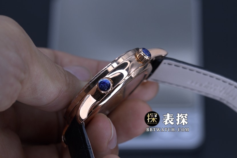 YL factory Patek Philippe super complex timepiece top-tier 1:1super watch starry sky black dialleather strap model pictures and prices side live photo